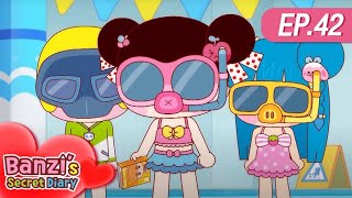 Banzis Secret Diary English Dub  Lets Go To The Swimming Pool  Animation  Cartoon