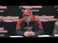 U of L's Bobby Petrino talks about Lamar Jackson's possible return next season