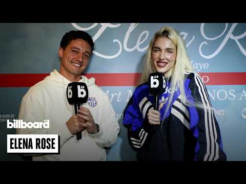 Elena Rose told us about her connection to Argentina and her meeting with Ricardo Arjona.