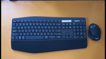 Logitech MK850 Performance Wireless Keyboard & Mouse Combo Unboxing