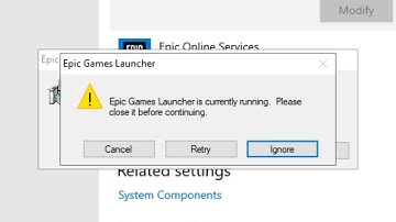 How to Fix Epic Games Launcher Uninstall Error Epic Games Launcher is Currently Running