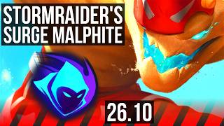 MALPHITE vs VAYNE (TOP) | Stormraider's Surge | EUW Challenger | 26.10