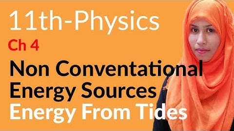 FSC Physics Part 1, Ch 4, Non Convententional Energy Sources - Inter Part 1 Physics