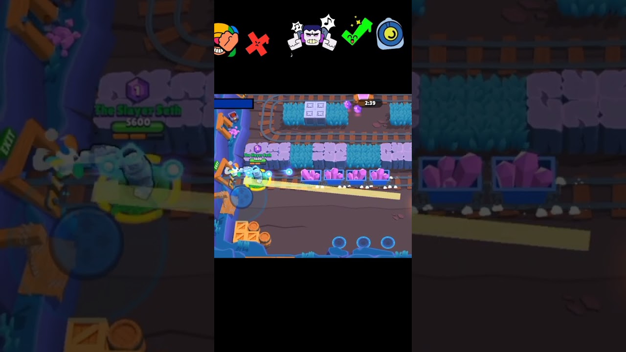 Brawlers 🆚 Crane | #brawlstars #shorts #viral
