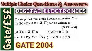 MULTIPLE CHOICE QUESTION ON DIGITAL ELECTRONICS