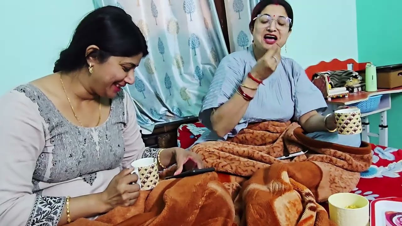 आज पूरी family INDU के घर पर पहुंच गए सोने के लिए || Guddu and Ishu Show