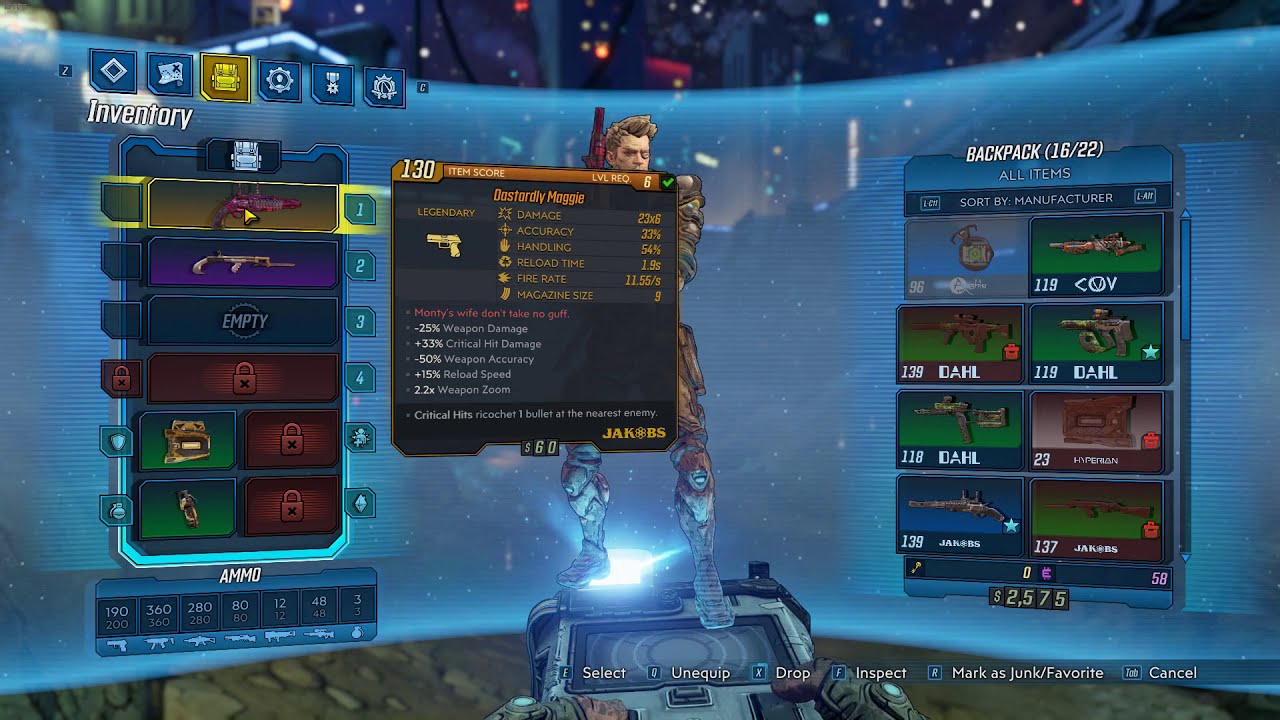 Borderlands 3 (PC) -Dastardly Maggie Revolver