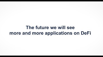 The future we will see more and more applications on DeFi