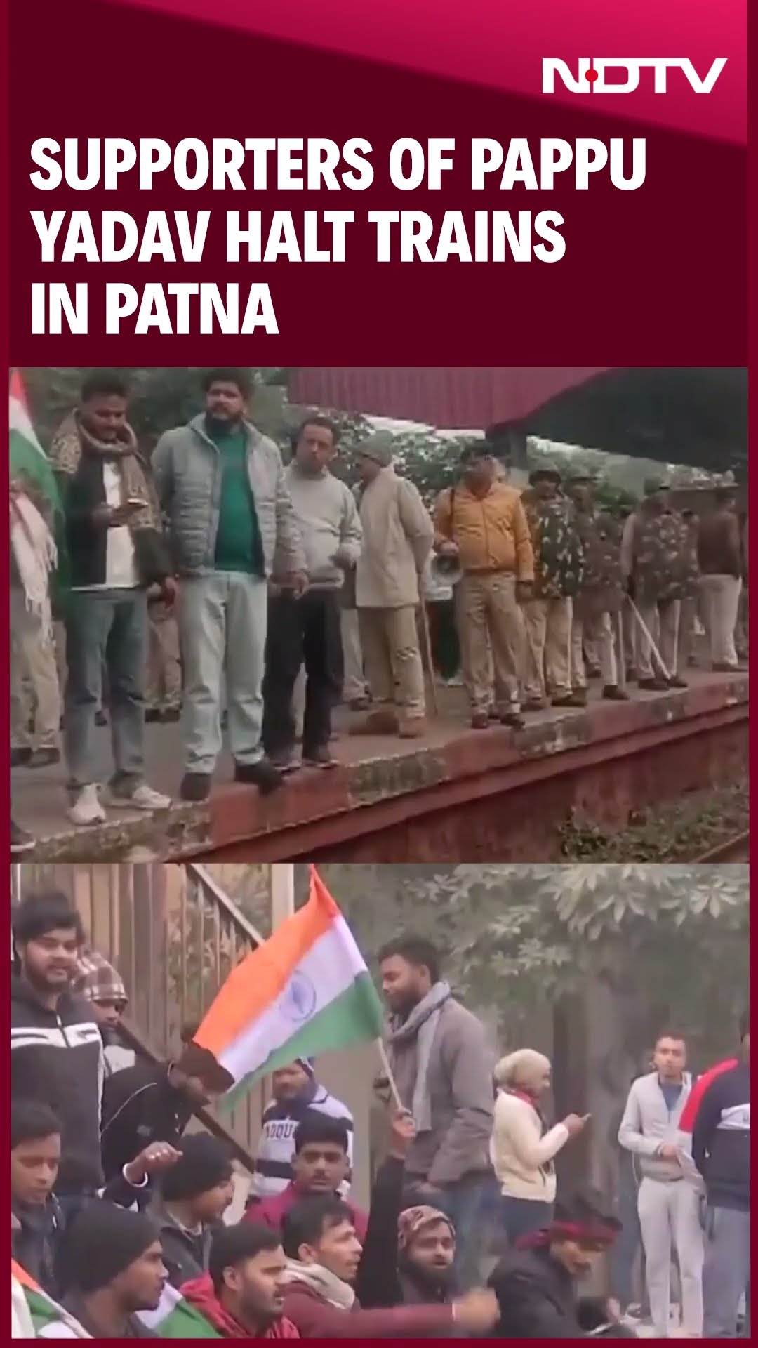 BPSC Protest | Pappu Yadav Supporters Disrupt Trains in Patna Over BPSC Exam Issue