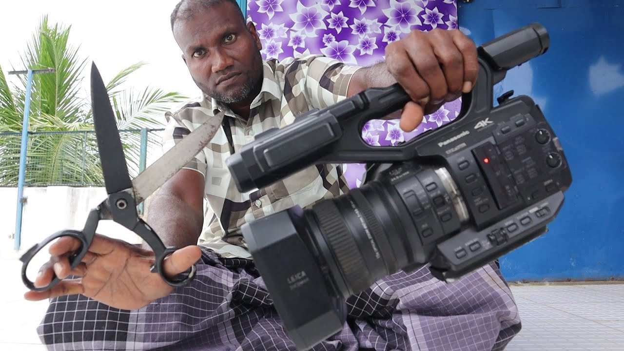 ASMR BIG CAMERA with BIG SCISSOR CUTTING SOUNDS help for your sleep