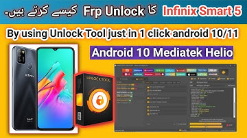 Infinix Smart 5 X657b Frp unlock done by unlock tool
