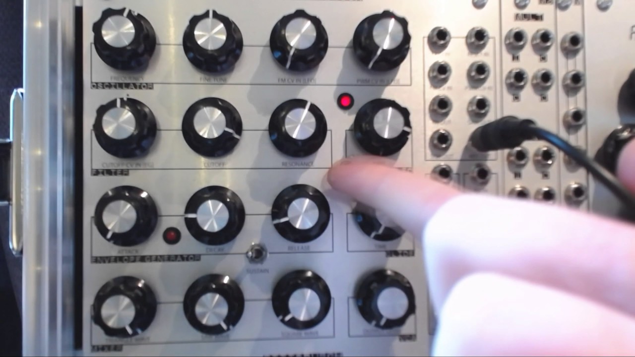 Pittsburgh Modular Synthesizer Block LFO Bleed - YouTube