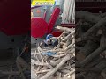 Simple process/logs turn into high-quality pellets #woodpelletmachine
