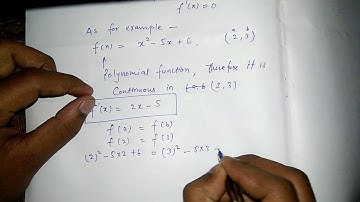 Verification of Rolle