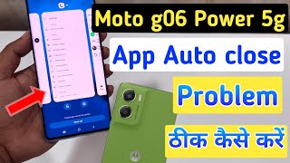 How to apps in background Motorola g06 power 5g/moto g06 power apps run in background screenshot 2