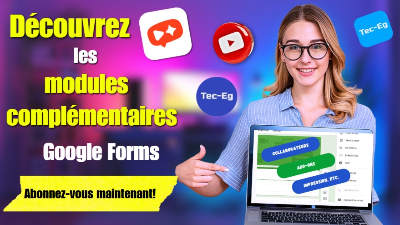 Module Google 🚀 Découvrez les modules complémentaires de Google Form! - YouTube