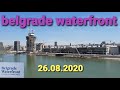 LIVE VIDEO FROM BRIDGE BELGRADEWATERFRONT ,CONSTRUCTION WHOLE BUILDING MALL PROMENADE