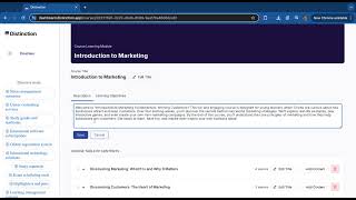 4. How to Edit Module & Lesson Titles on Distinction ✏️
