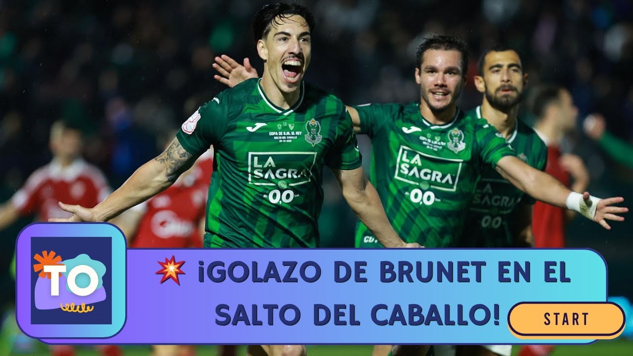 💥 ¡GOLAZO de BRUNET en el Salto del Caballo! - CD Toledo - Sevilla - Copa del rey 2025