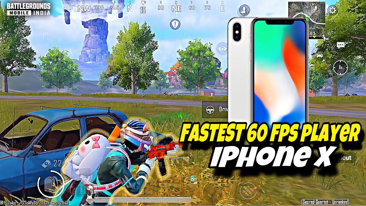FASTEST 60 FPS PLAYER ?🔱 IPHONE X - YouTube