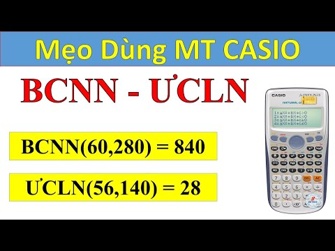 Video [CASIO - SỐ 8] - Hướng dẫn CÁCH BẤM MÁY TÍNH TÌM BỘI... - youtube