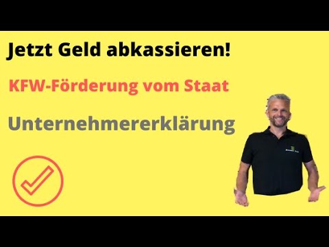 Unternehmererklärung KFW Förderung