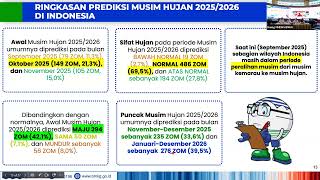 Konferensi Pers Prediksi Musim Hujan 2025/2026 - (12 September 2025)