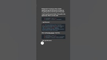 Get path of parent folder of script location : Applescript #shorts