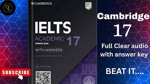 Cambridge 17 listening test 04|Full clear and loud audio with answer key|Latest version..🌸