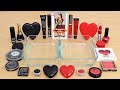 Black vs Red - Mixing Makeup Eyeshadow Into Slime! Special Queen of Hearts