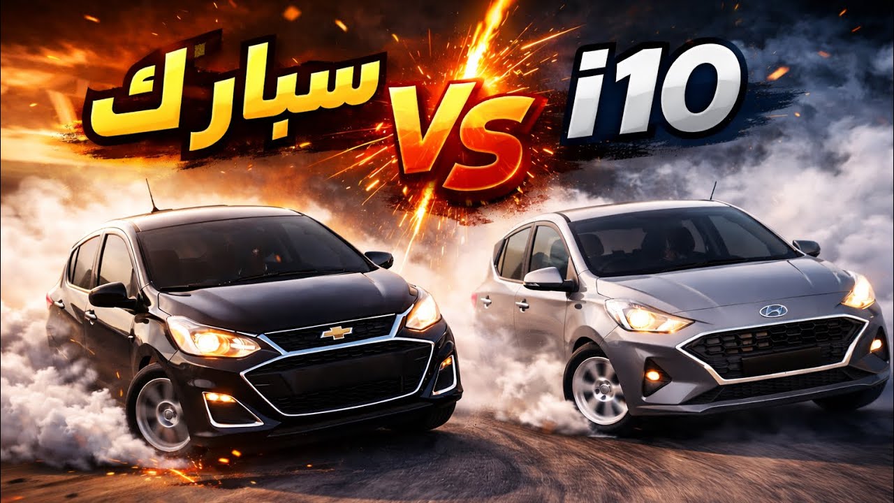 سبارك ضد i10 | محاكي الحوادث | اختبار تحمّل وتفحيط 🔥