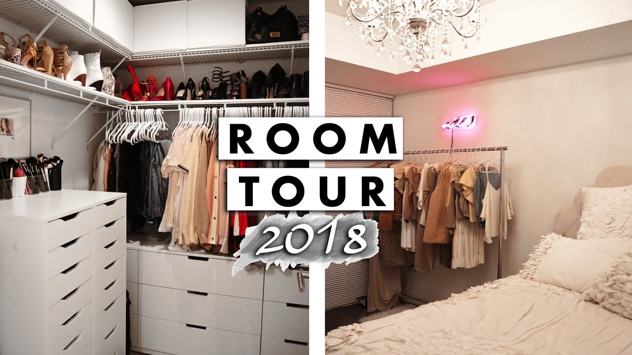 Bedroom and Closet Tour 2018 | Jaclyn Forbes