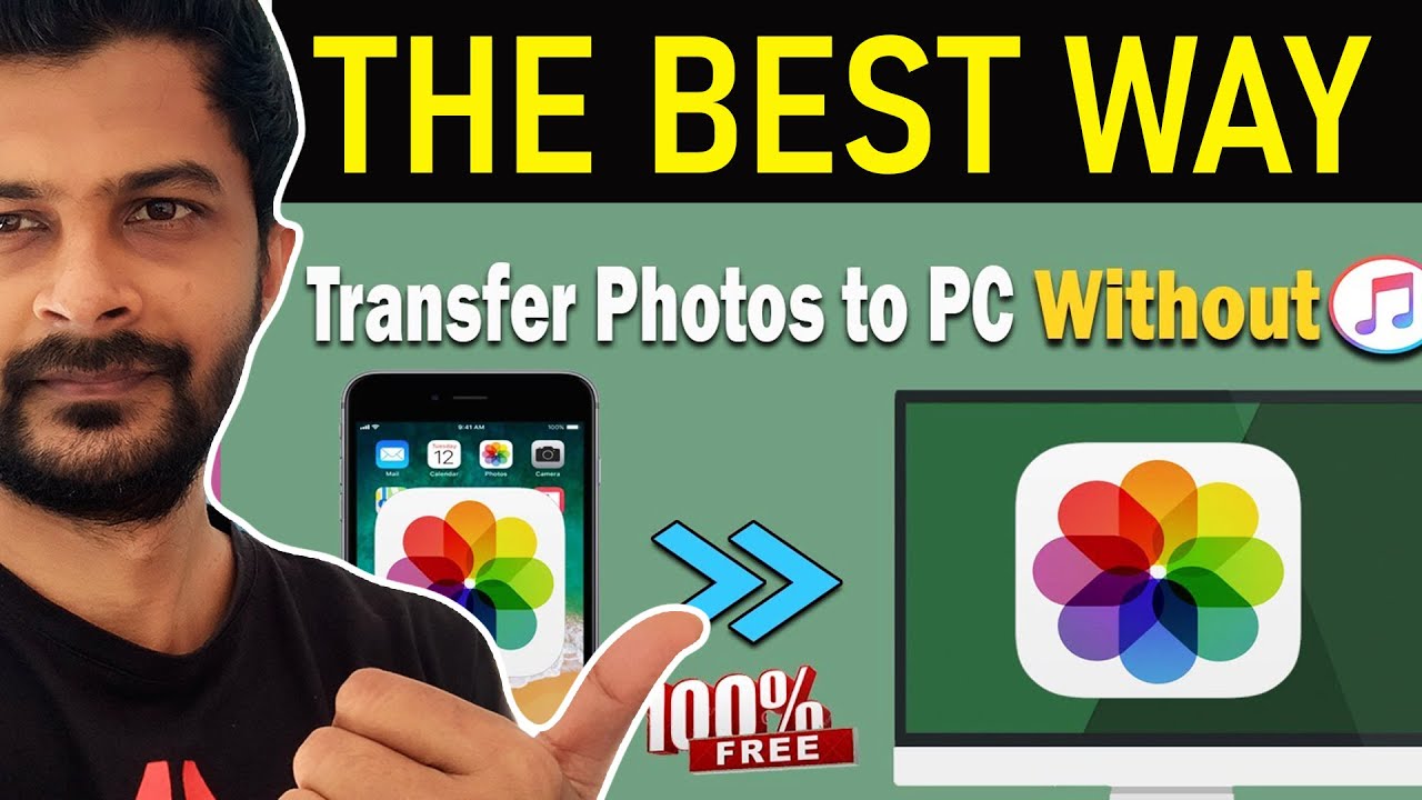 Transfer photos from iphone to pc & Keep your all media backup. Easiest