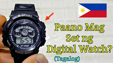Paano Mag Set Ng Digital watch? | Digital Relo Settings (Tagalog)