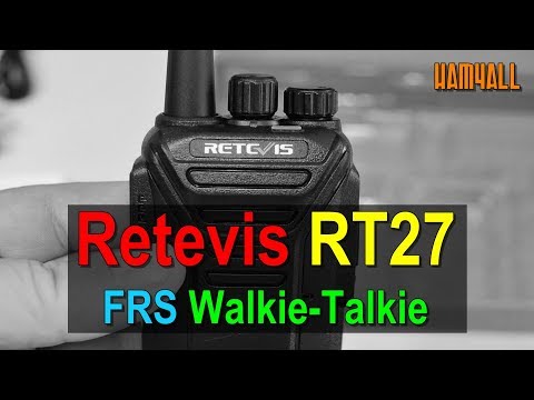 Retevis RT27 - Certified FRS radio review.