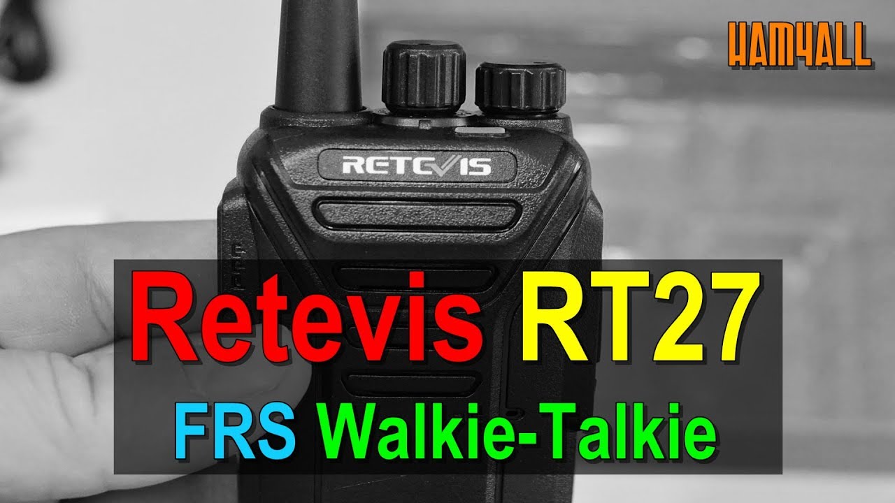 Retevis RT27 Certified FRS radio review. YouTube
