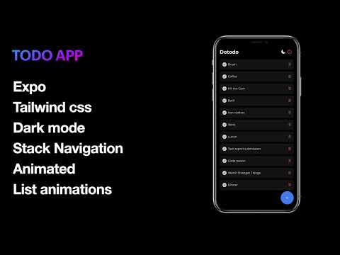 Expo todo app