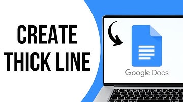 How To Make A Thick Horizontal Line In Google Docs ?