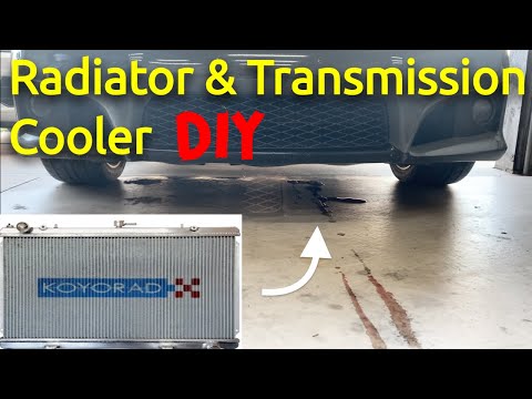 DIY Lexus ISF Radiator & Transmission Cooler Replacement! | Koyorad Hayden ISF RCF GSF 2UR-GSE