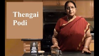 Thengai Podi recipe