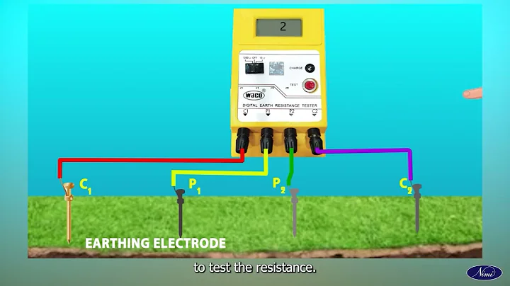 Measure the Earth’s Resistance Using Earth Tester | NIMI | DIGITAL | ENGLISH |