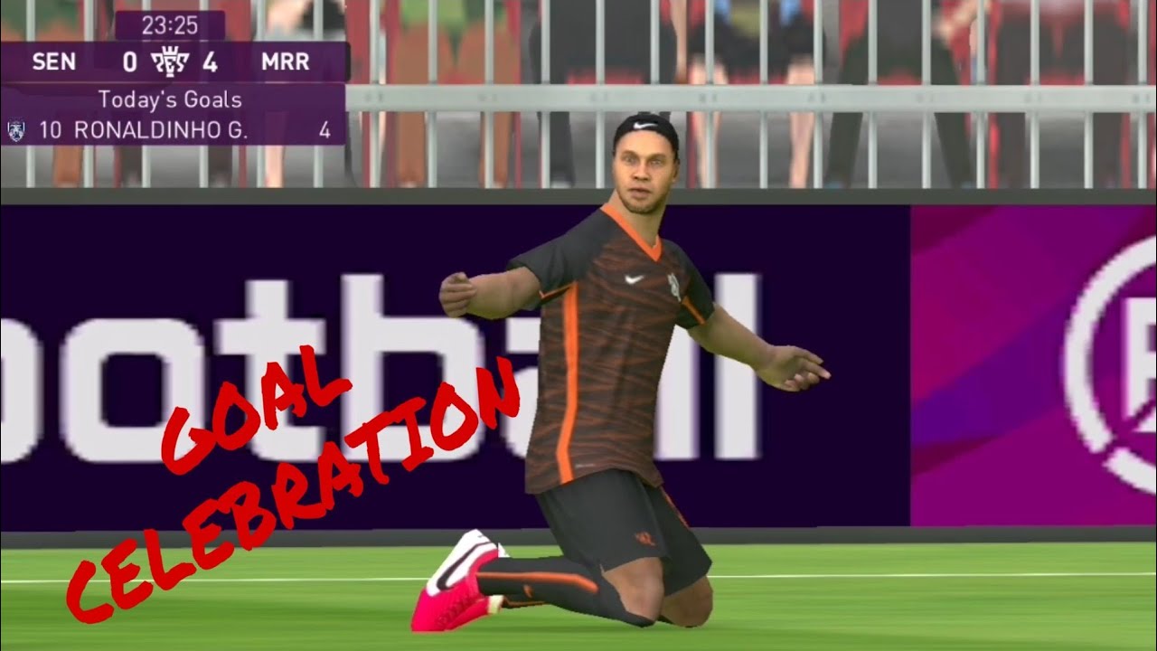 RONALDINHO - GOAL CELEBRATION | 2019 VERSION | PES 2020 ...