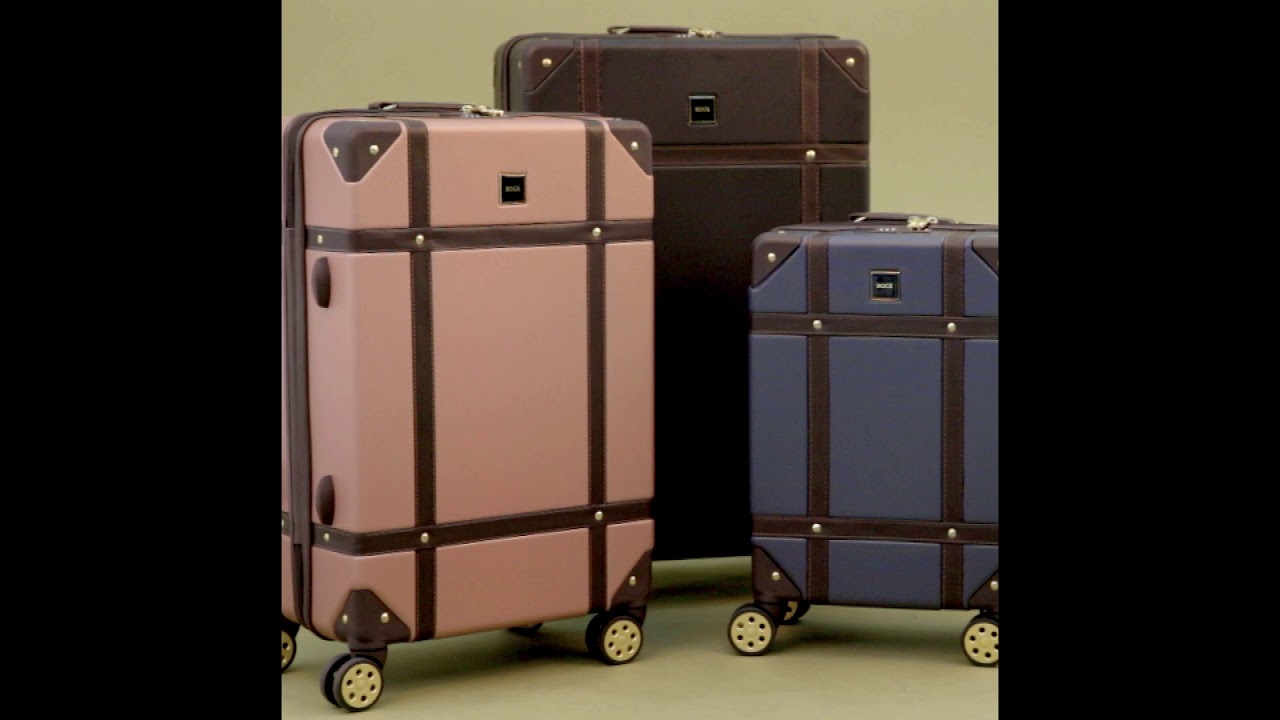 Rock Vintage Hard Shell Luggage Collection YouTube