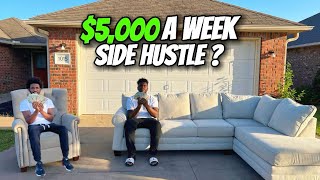 Day in the life of teen furniture flipping business! $5,000 in a week?