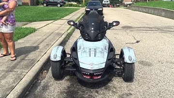 My wrapped Spyder GS in old aircraft metal look