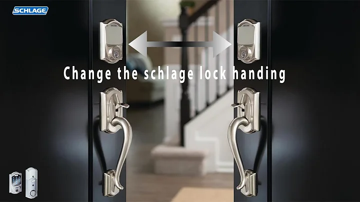 change handing of schlage keyless door lock