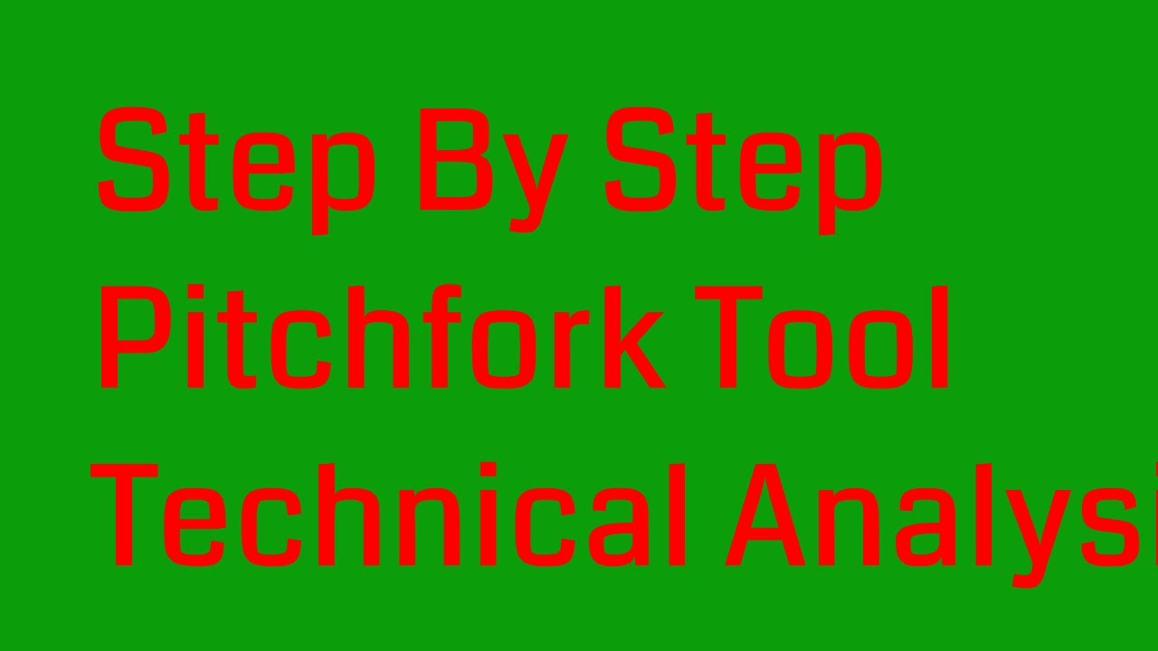 Step By Step Pitchfork Tool Technical Analysis YouTube