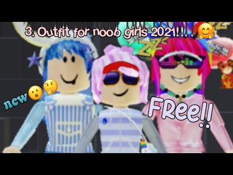 3. outfit for a noob girls free!!😃//no robux!! 2021new