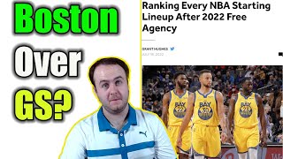 NBA Starting Lineups REACTION!!!