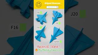 ✈️ 4 Epic Fighter Jet Origami Models!  Typhoon, F16, F35 & J20